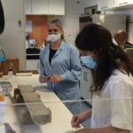 image of sampling sediments